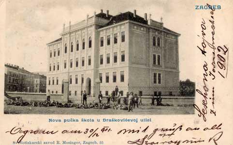 27. Nova škola u Draškovićevoj, 1901., MGZ Ra-19841-II-13091